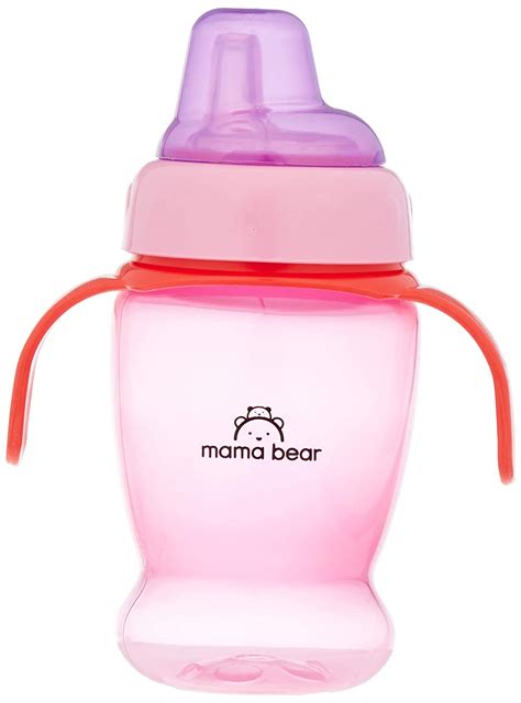 Buy Amazon Brand - Mama Bear Soft Spout Sipper, Pink, 240 ml Online at ...