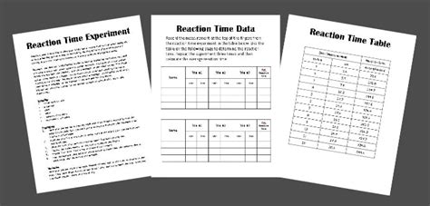 Image result for Reaction Time Science Experiment