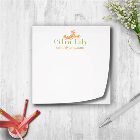 Branded Sticky Notes, Personalized Post It Notes, Sticky Notes With Logo, Custom Sticky Notes ...