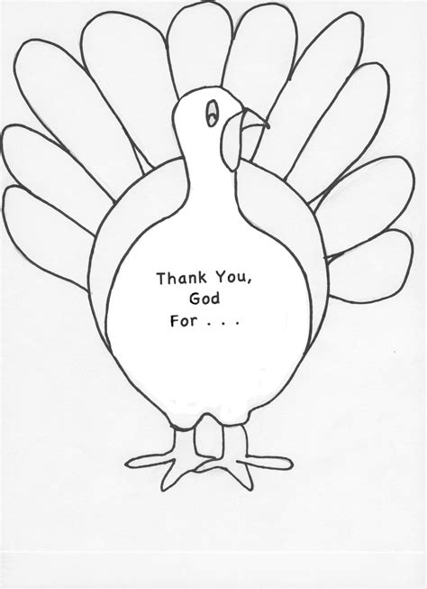 Printable Turkey Template