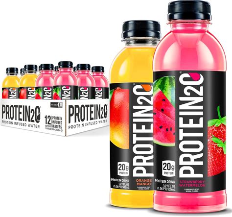 Amazon.com : Protein2o 20g Whey Protein Isolate Infused Water Plus ...