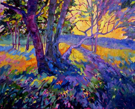 Medium, Original, Impressionist, Painting, Oil on Canvas, "Spring Fields" in 2020 | Art ...