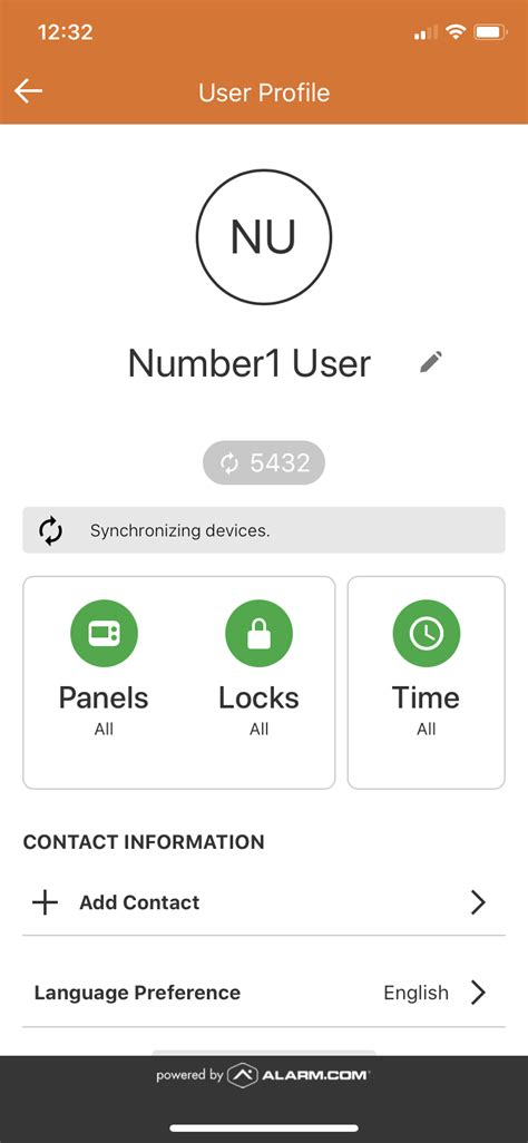 Image result for Alarm.com User App Adding User Codes