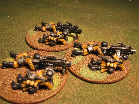 15mm Sci Fi Small Soldiers: Warhammer 40K Imperial Guard Steel Legion ...