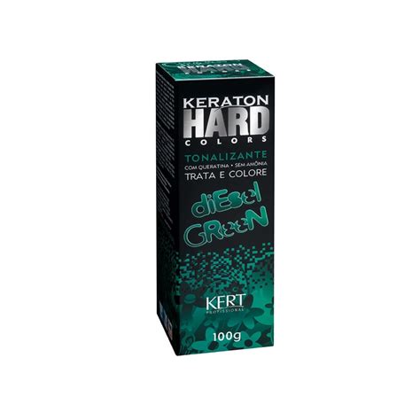 Tonalizante sem Amônia Keraton Hard Colors Diesel Green 100g ...