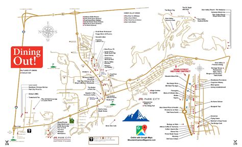 Map Of Downtown Park City Utah