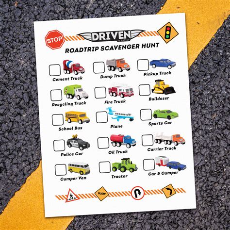 Road Trip Games for Kids + Printable Scavenger Hunt! ️‍ | Driven by Battat