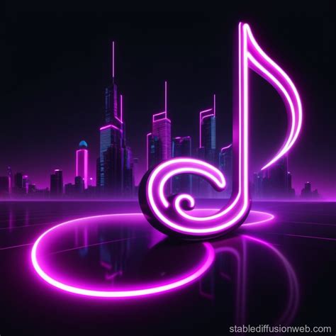 Depiction of a Musical Note | Stable Diffusion Online