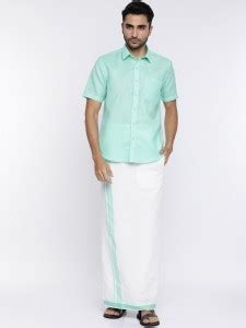 Ramraj Cotton Men Shirt Dhoti Set - Buy Ramraj Cotton Men Shirt Dhoti ...