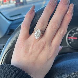 Buy Three Stone Moissanite Engagement Ring 3.0 Carat Emerald Cut ...