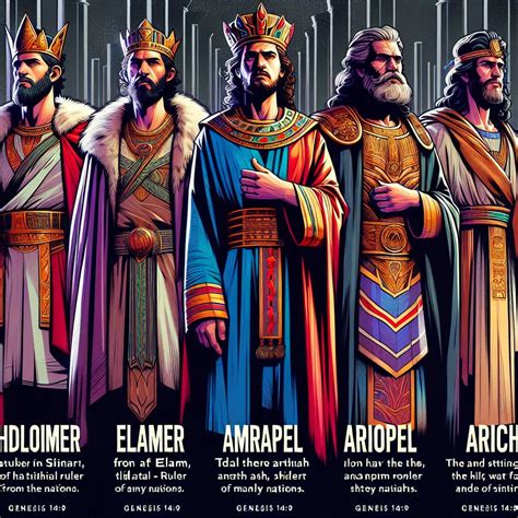 Genesis 14:9 Artwork | Bible Art