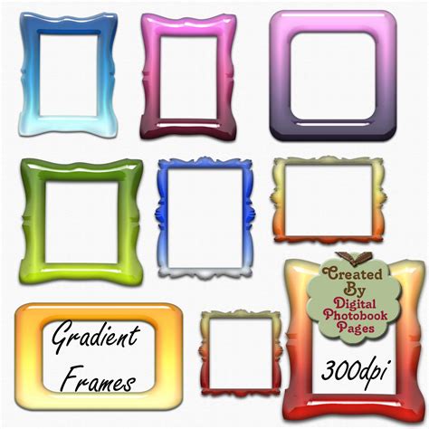 Printable Photo Frames Templates