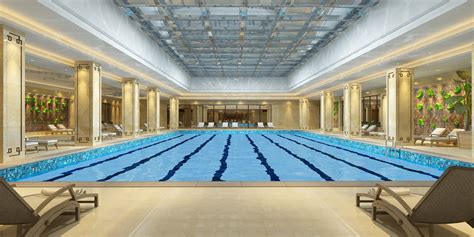 游泳健身会馆设计案例-杭州众策装饰装修公司