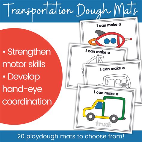 Transportation Playdough Craft 的图像结果