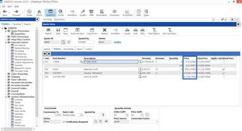 Image result for Tutorial On JobBOSS Creating a Quote