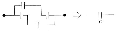 In, identical capacitors are connected in the following three ...