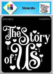 SWAGSTATION Love stencil 13 Love stencil Stencil Price in India - Buy ...