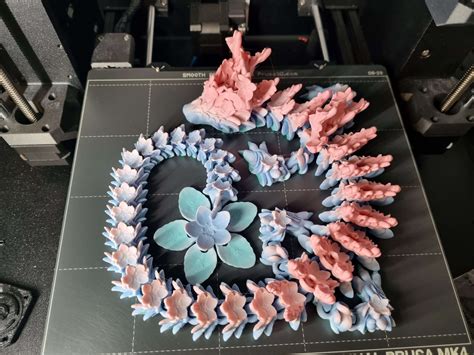 3D Printable Cherry Blossom Dragon by Cinderwing3D