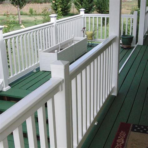 Vinyl Porch and Deck Railings Kit for Easy Installation