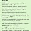 3. The acceleration due to gravity is independent of; a) Mass of the ...