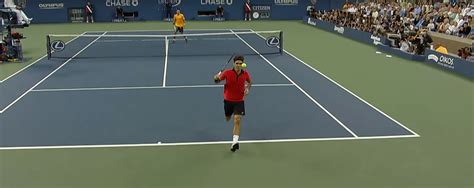 What’s the best tennis shot you’ve ever played?