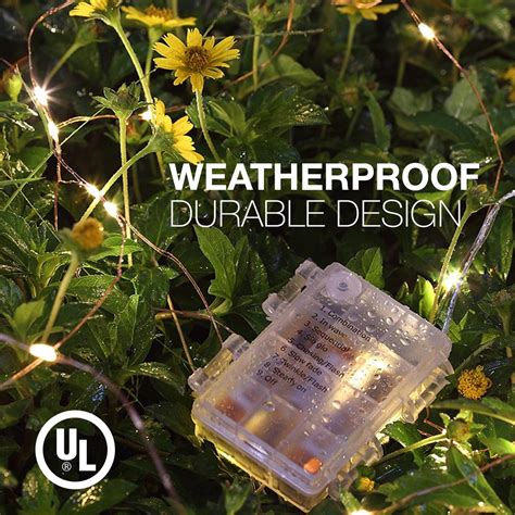 Battery Operated LED String Lights [Pack of 2]