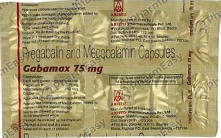 Gabamax 75mg Strip Of 10 Capsules: Uses, Side Effects, Price & Dosage ...
