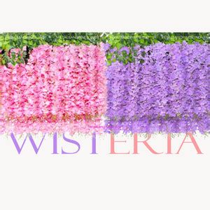 Lavidi Premium Artificial Wisteria Hanging Flower Garland – Vibrant ...