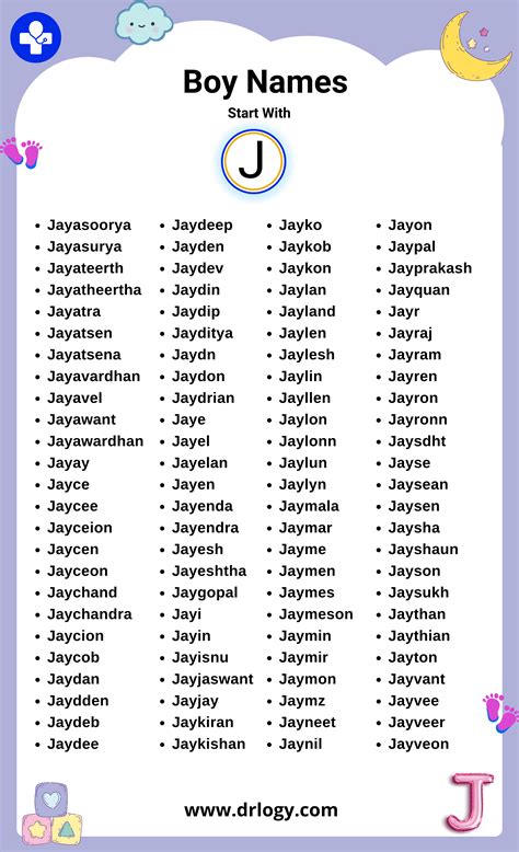 3000 baby boy names start with j – Artofit