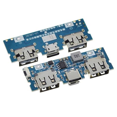 Buy Micro USB / Type-C Lithium Battery Charger Board – 5V 2.4A Power ...