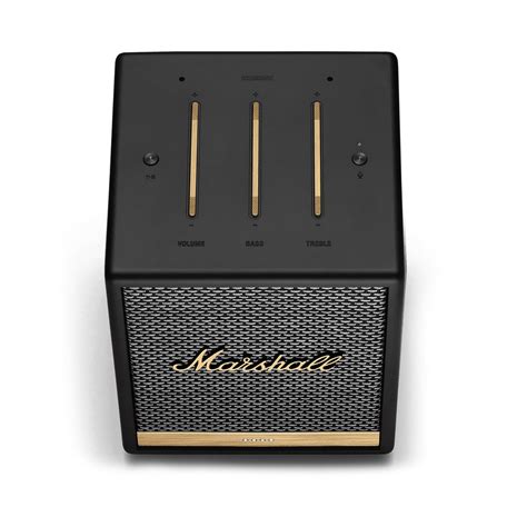 Marshall Uxbridge Google Noir - Enceintes assistant vocal SonoVente.com