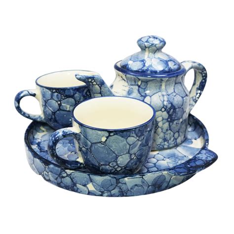 Buy Lasaki Ceramic Kettle Set | Morning Tea Set | 1 Kettle | 1 Tray ...