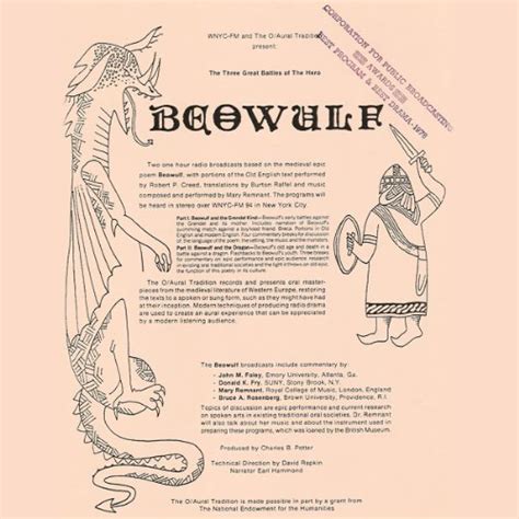 Beowulf, Part II: The Dragon (Audio Download): Dr. Robert P. Creed ...