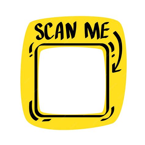 Scan mij set pictogrammen QR-codesjabloon Scan mij sticker QR-code scan ...