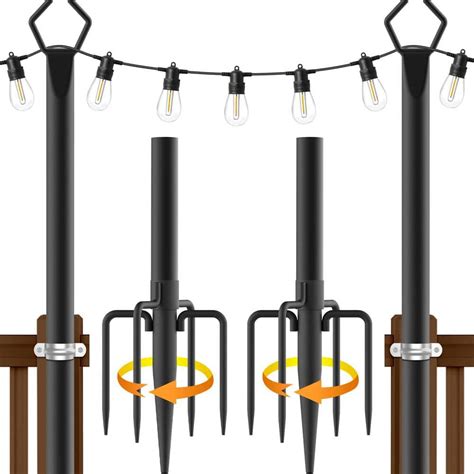 Image result for String Light Poles