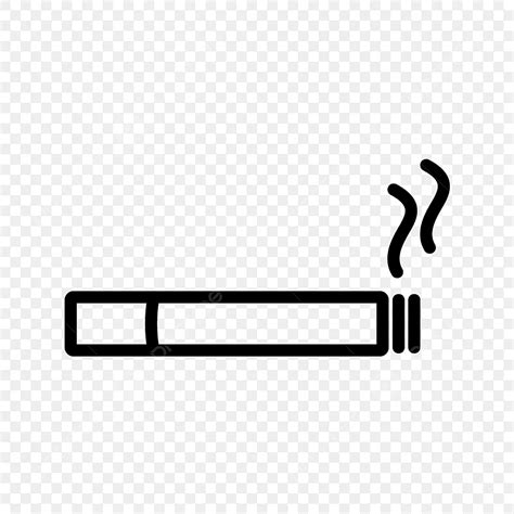 Cigarette Clipart Transparent PNG Hd, Cigarette Line Black Icon, Line ...