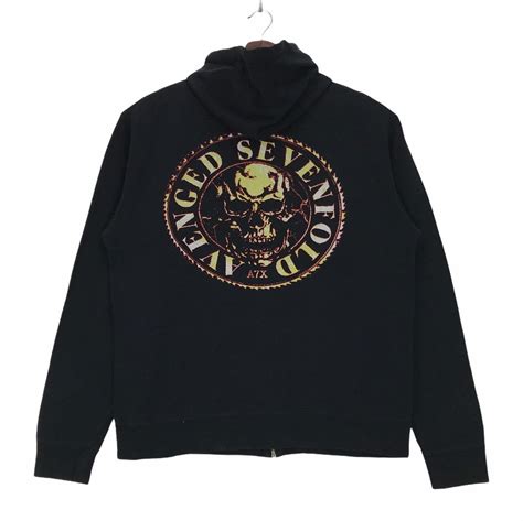 Vintage Avenged Sevenfold Hoodie Heavy Metal A7X Hoodie Medium Size - Etsy