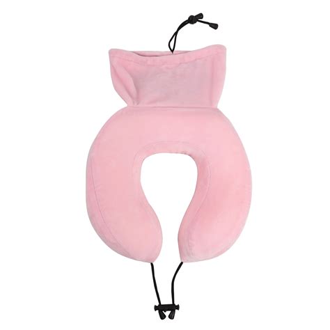 Ultimate Comfort Memory Foam Travel Neck Pillow - Baby Pink - Walmart.com
