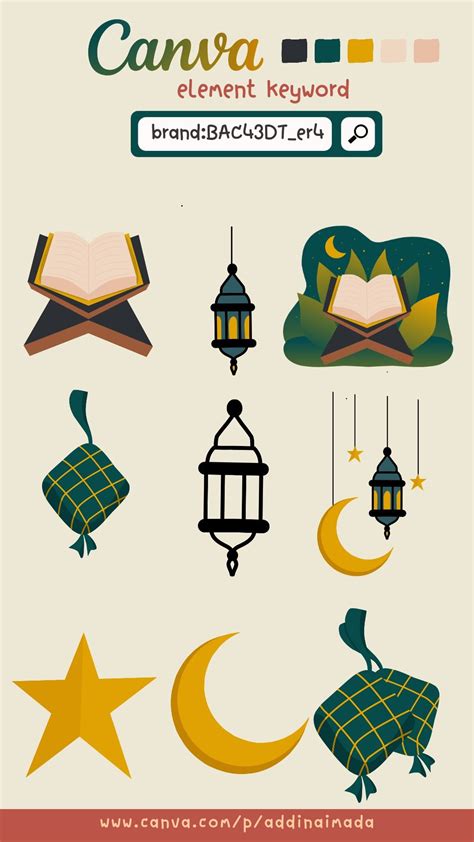 Islamic doodle canva element – Artofit