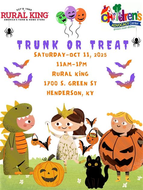 Trunk or Treat, Rural King Supply (1700 S Green St, Henderson, KY 42420), 11 October 2025 ...