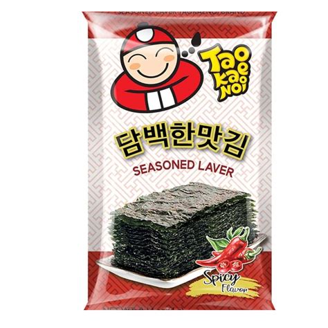 Roasted Seaweed Seasoned Laver Spicy 4g Tao Kae Noi – JITCO