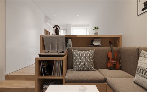36㎡单身公寓|空间|家装设计|MIC视觉表现 - 原创作品 - 站酷 (ZCOOL)