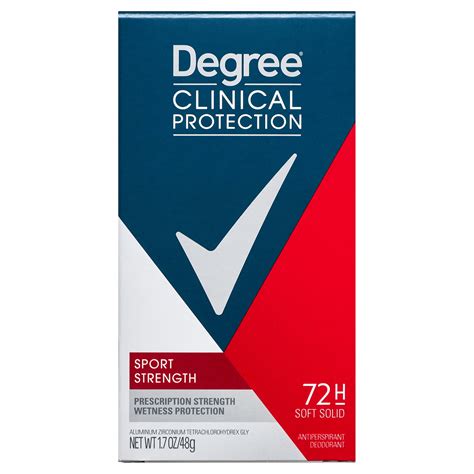 Degree Clinical Protection Long Lasting Men's Antiperspirant Deodorant ...