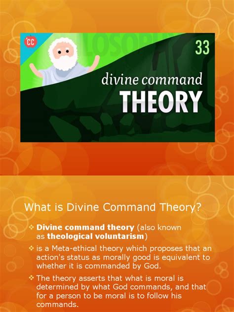 Image result for Divine Command Theory Explained