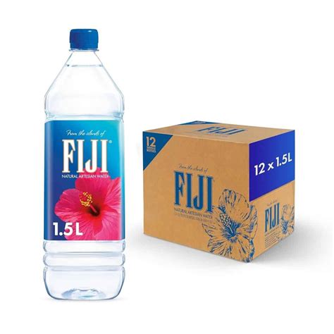 FIJI Natural Artesian Bottled Water 1.5 Liters / 50.7 Fl Ounce (Pack of ...
