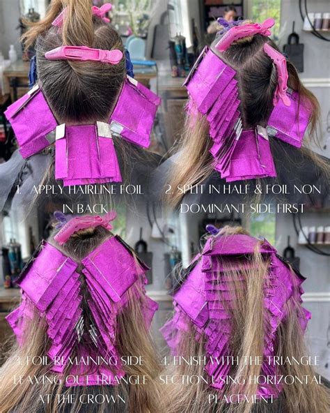 HOW-TO: Foil the back of the head 💫 📝 Thank you for the amazing tips ...