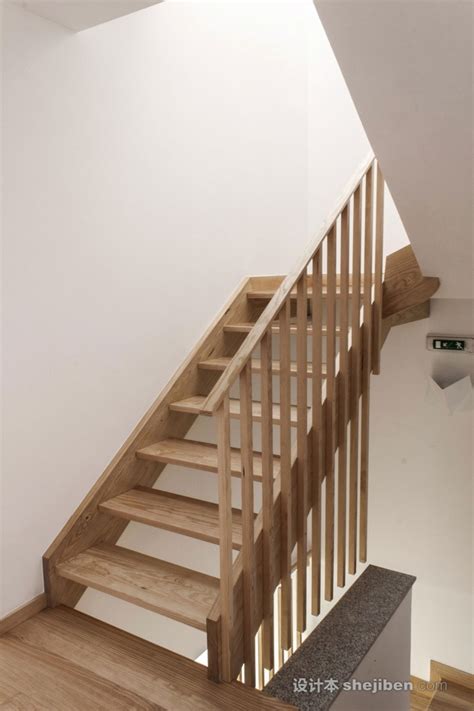 木制楼梯效果图 室内创意实木楼梯