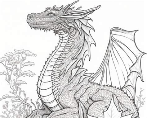 Dragons Printable Coloring Pages