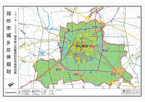 邓州市城乡总体规划（2015-2030年）公示 - 空间规划师（法定规划） - （CAUP.NET）
