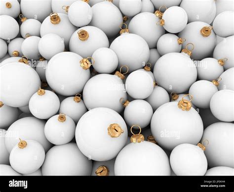 White Christmas ball Stock Photo - Alamy